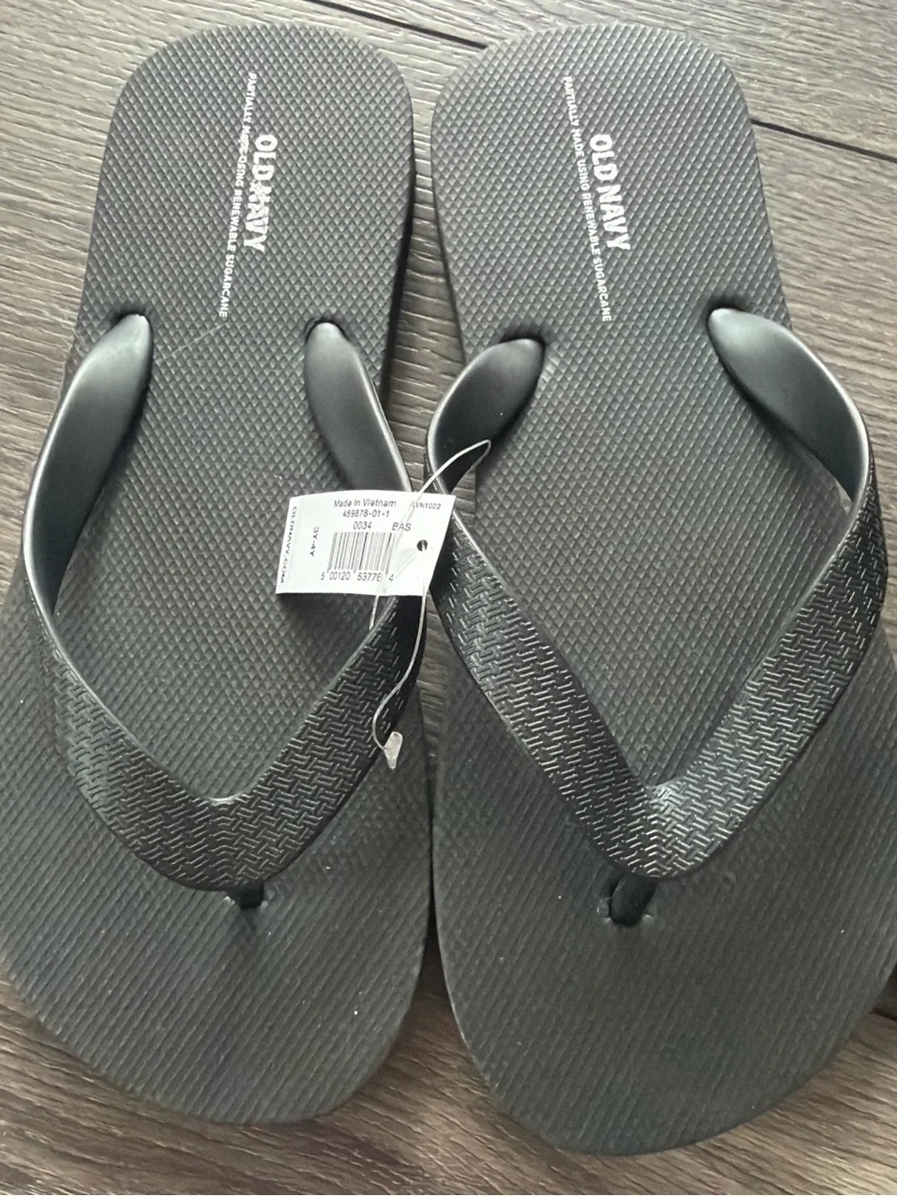 NWT boys 2pc lot Old Navy flip flops sz 3-4 Northside rubber water sandals